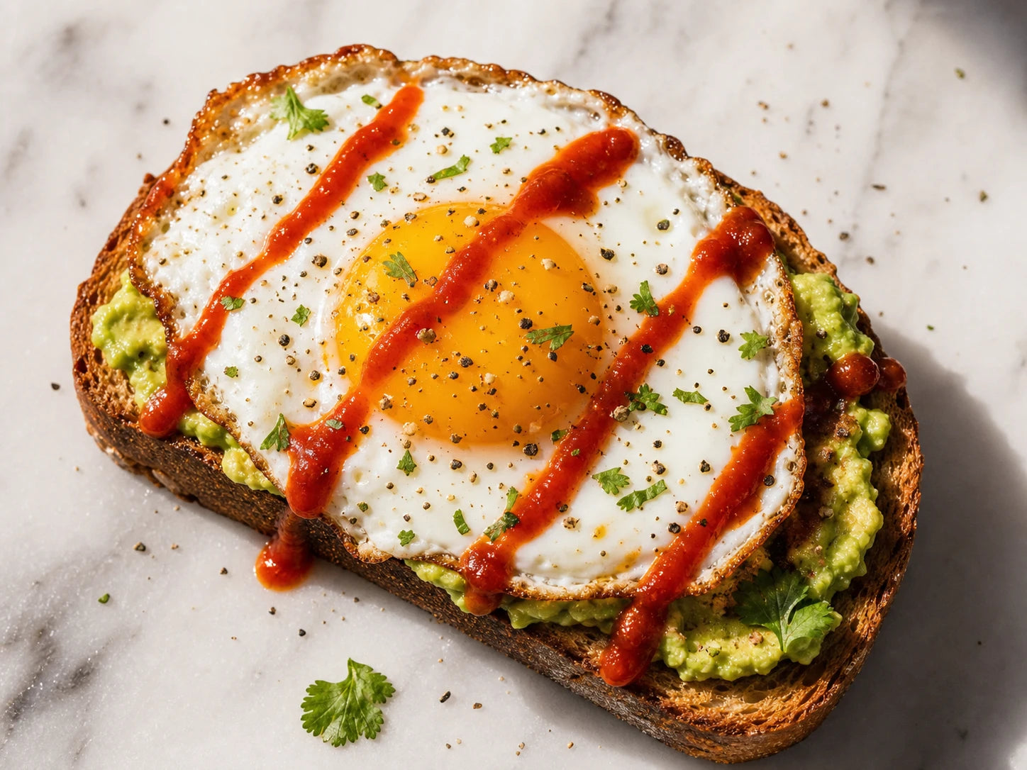 Egg toast with AMMI SPICE tomato chutney