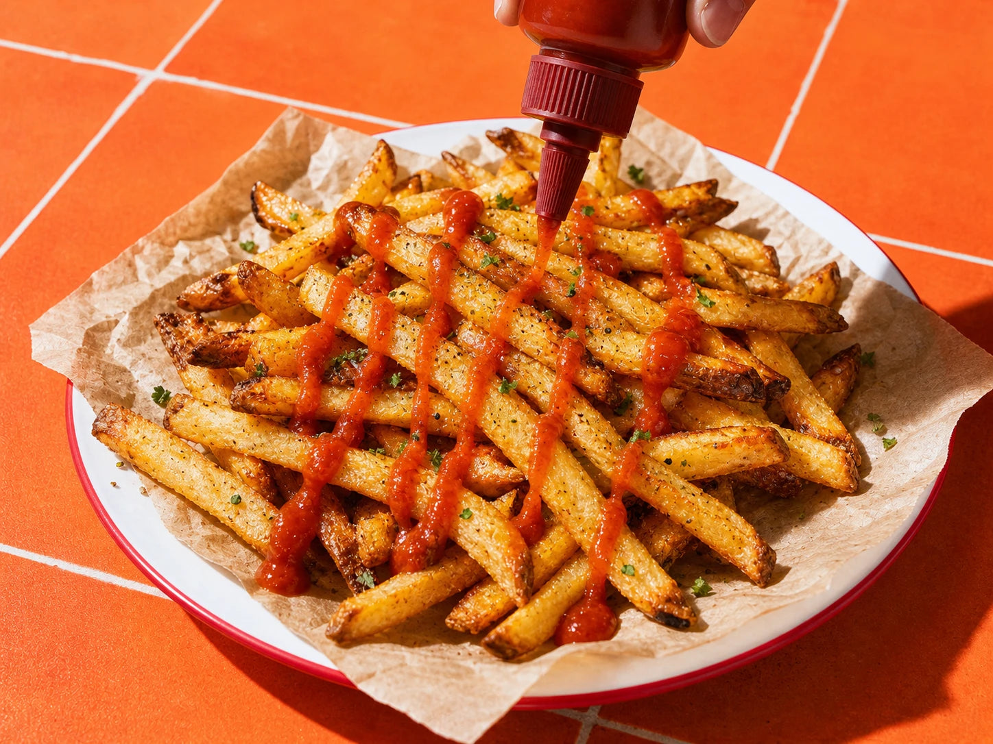 Fries with AMMI SPICE tomato chutney