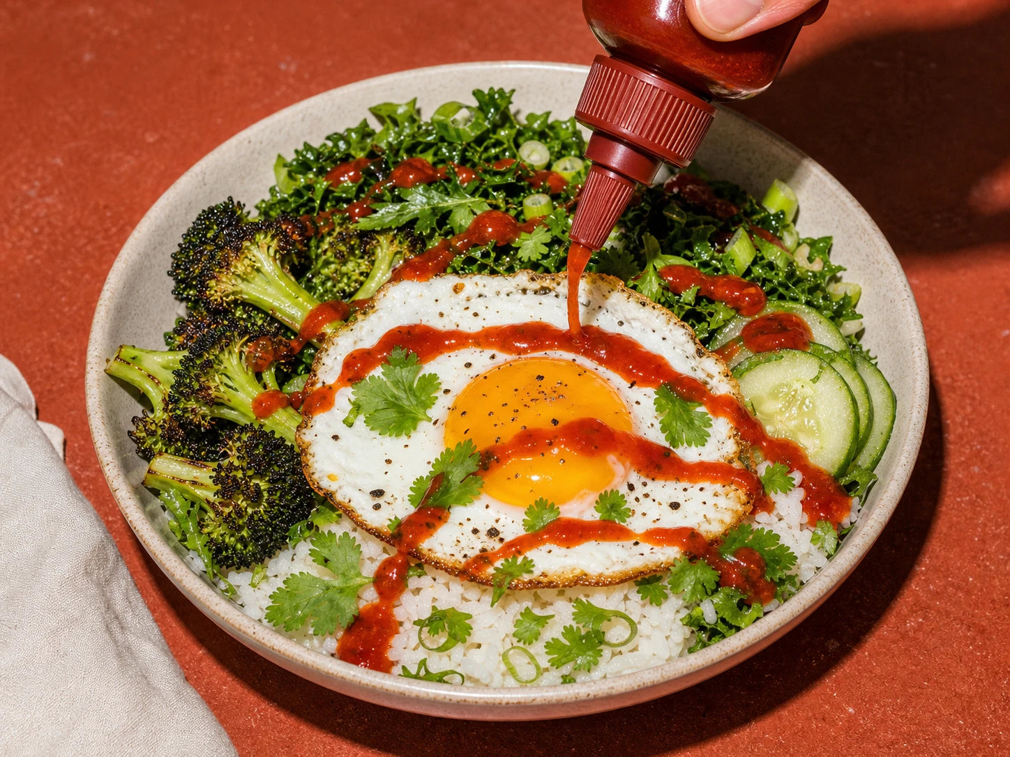 Rice bowl with AMMI SPICE tomato chutney