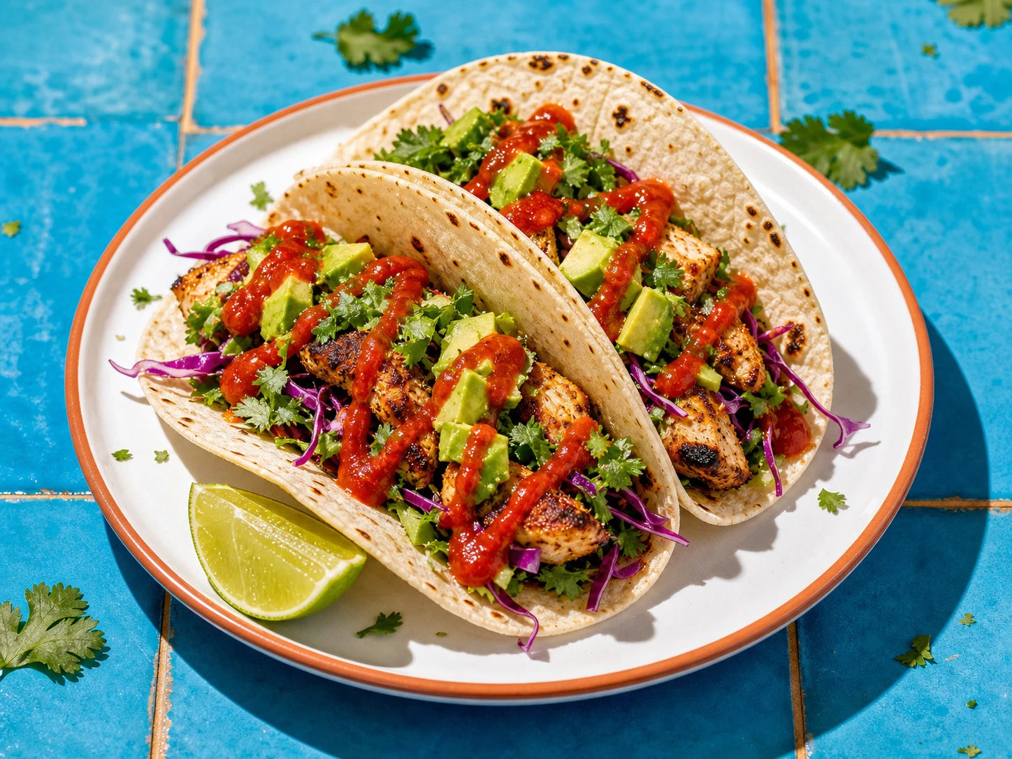 Tacos with AMMI SPICE tomato chutney